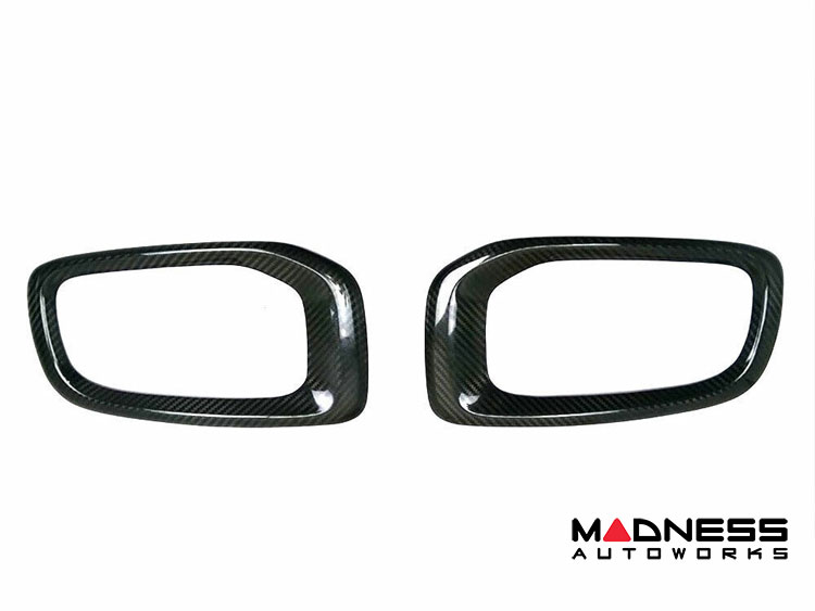 Jeep Renegade Fog Light Trim Kit - Carbon Fiber